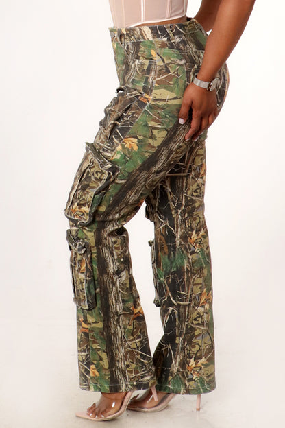 Camo cargo pants