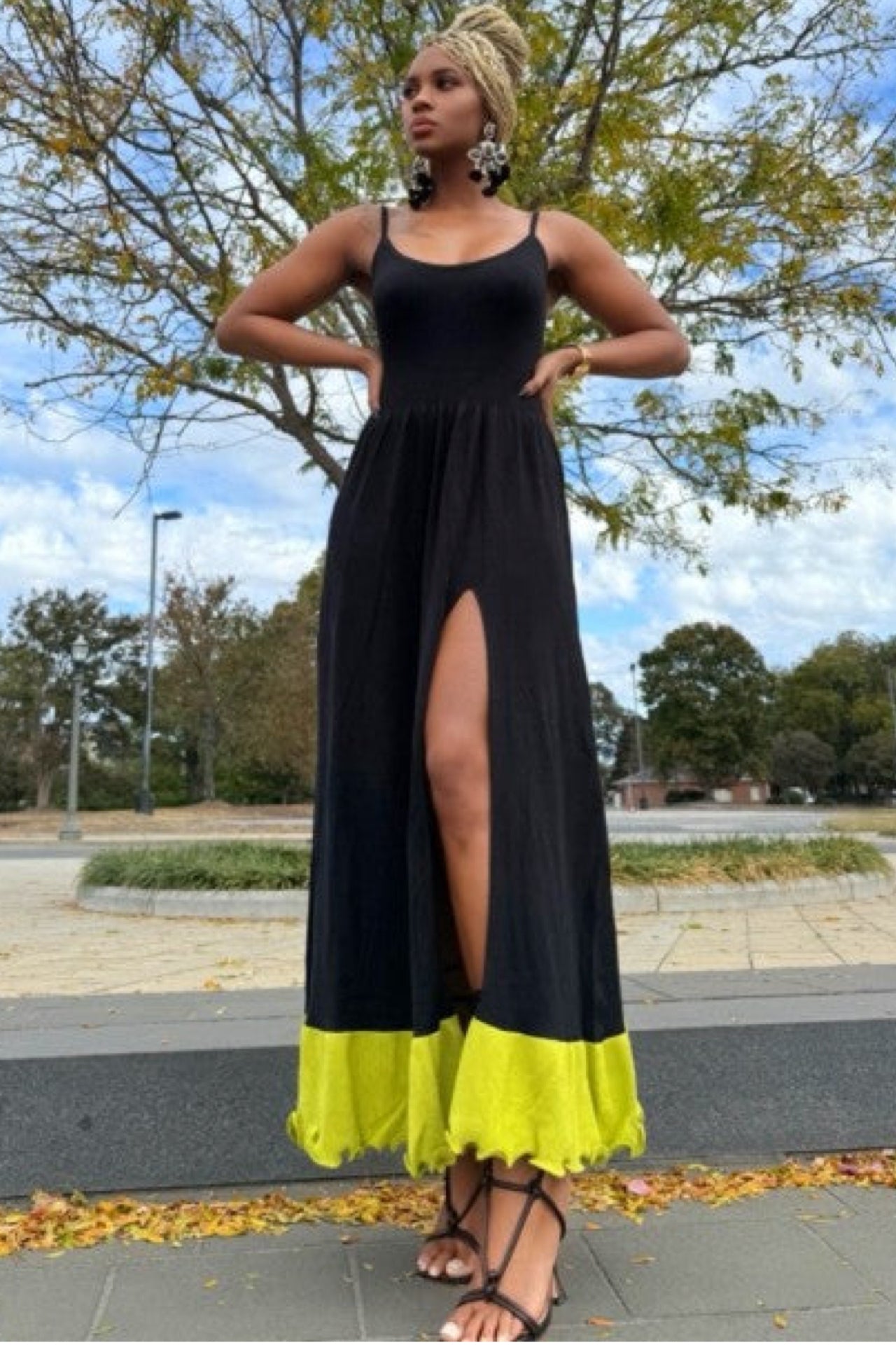 The Oasis Color Block Dress