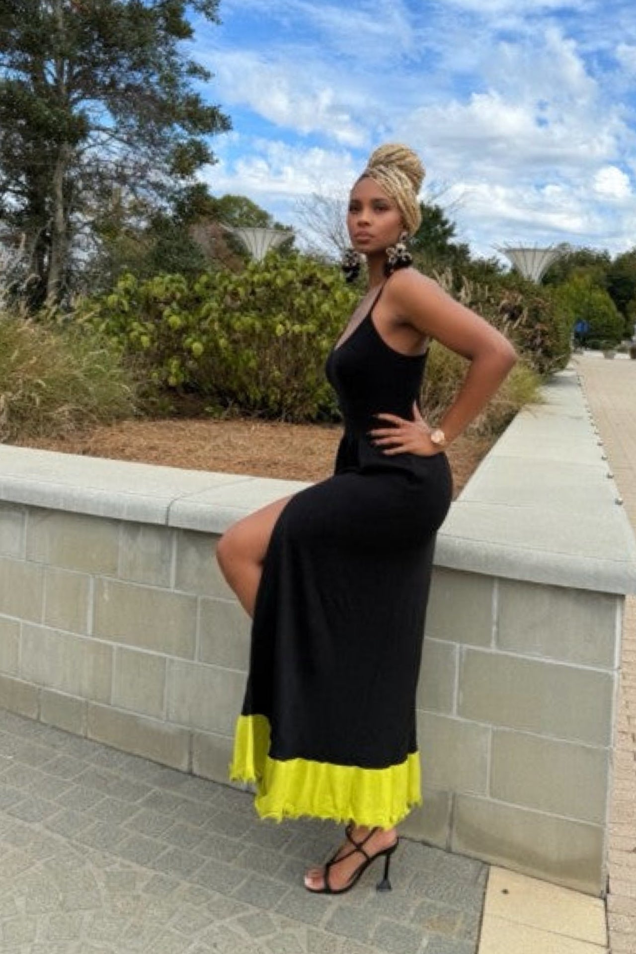 The Oasis Color Block Dress