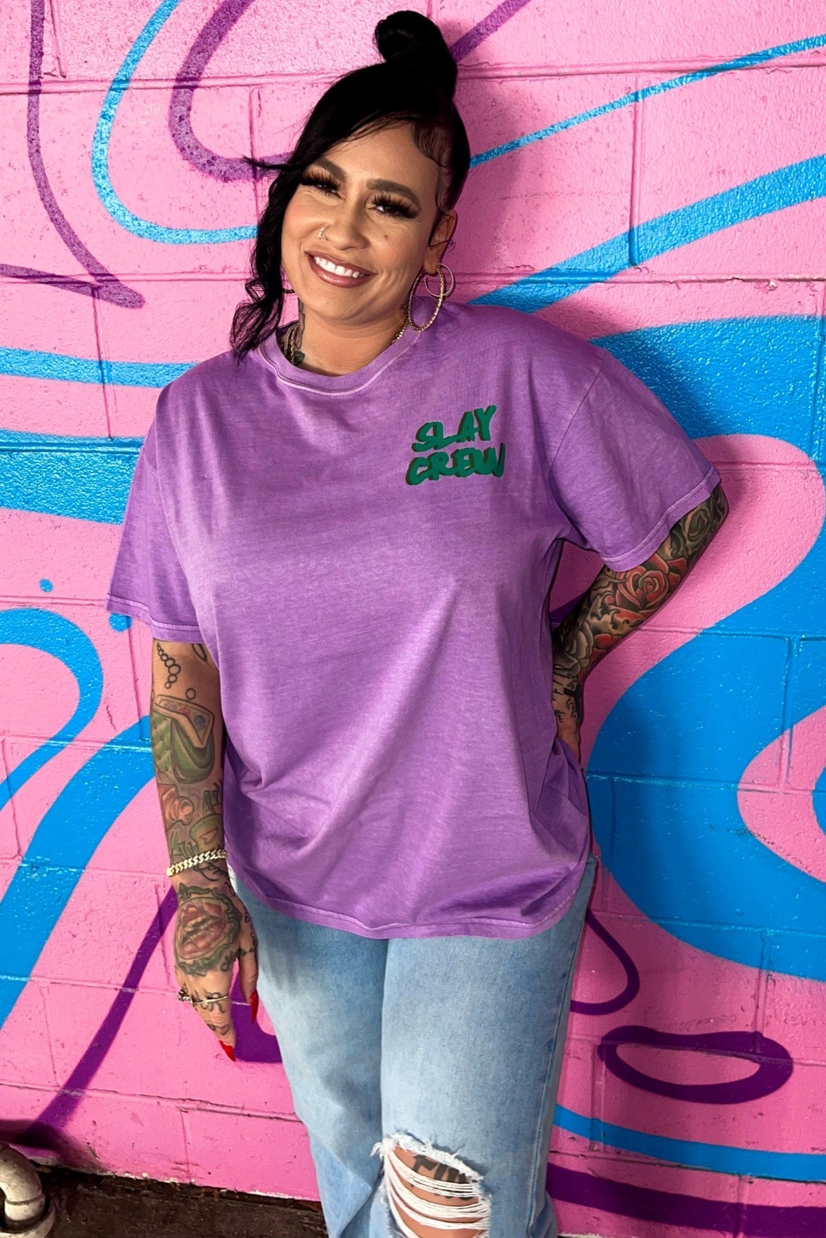 Slay crew relaxed fit tee